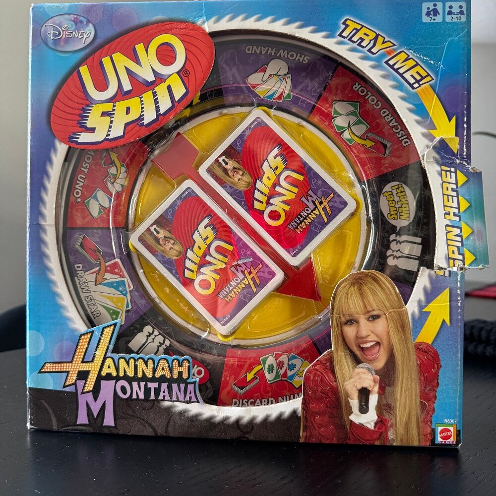 Uno Spin Game - Hannah Montana